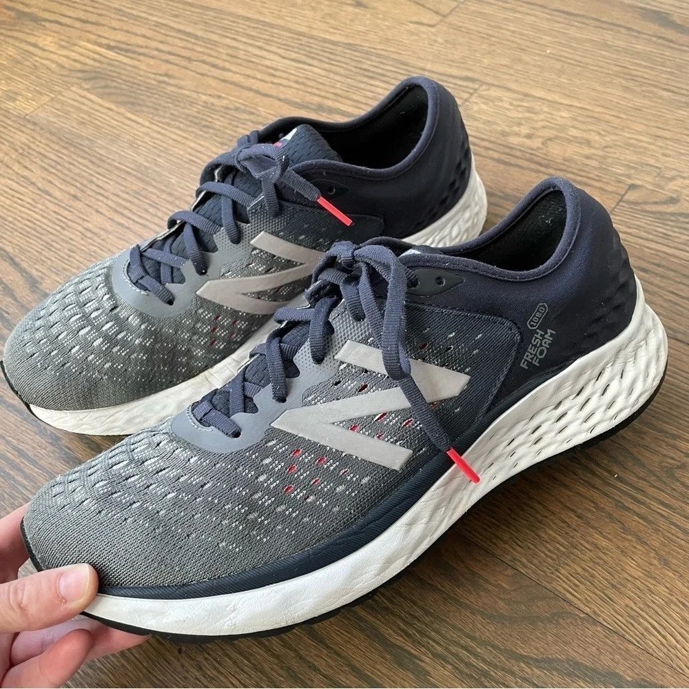 New Balance 1080v9 s Fresh Foam Running Shoes in Gunmetal/Outerspace Man 11.5